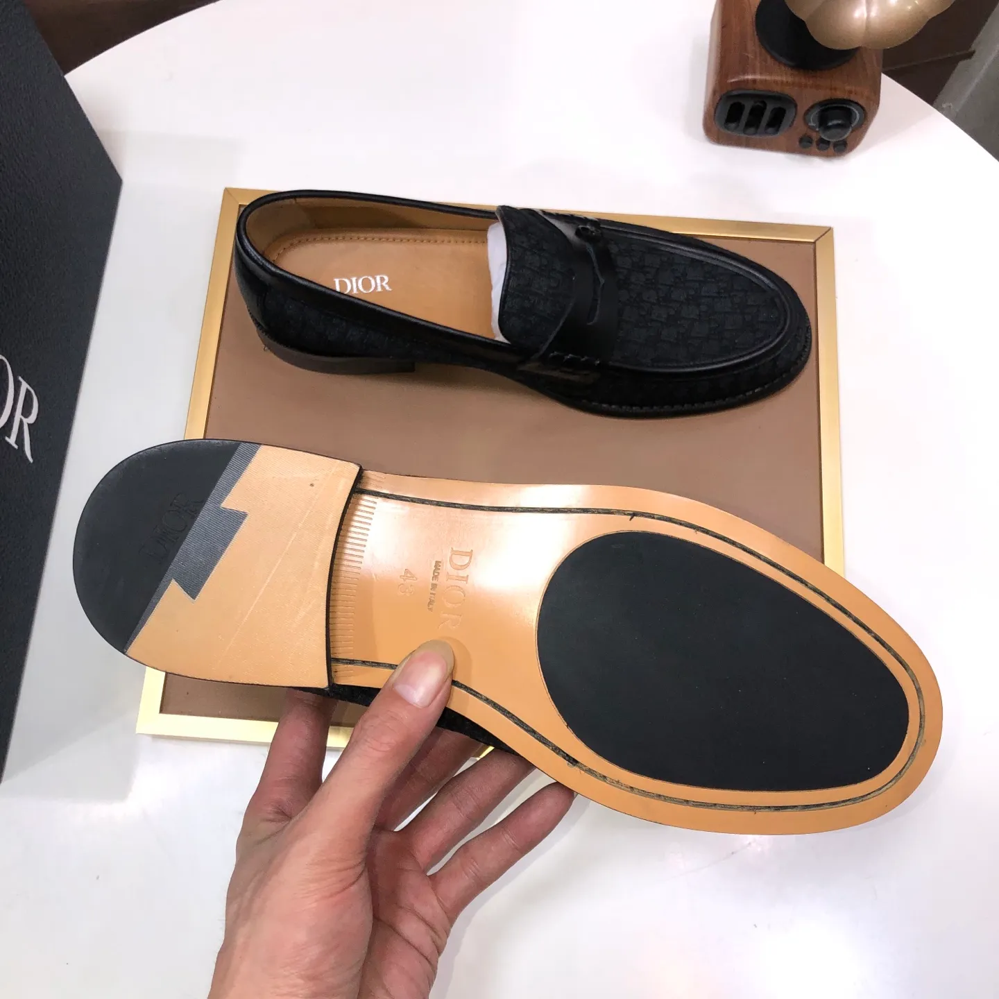 Men's men's shoes 💰580💰[Dior] (cowhide lining) Dior original 1:1 high quality factory, imported original materials, imported original cowhide, cowhide lining, original TPU outsole, code number: 38-44 (45 customized, non-refundable)